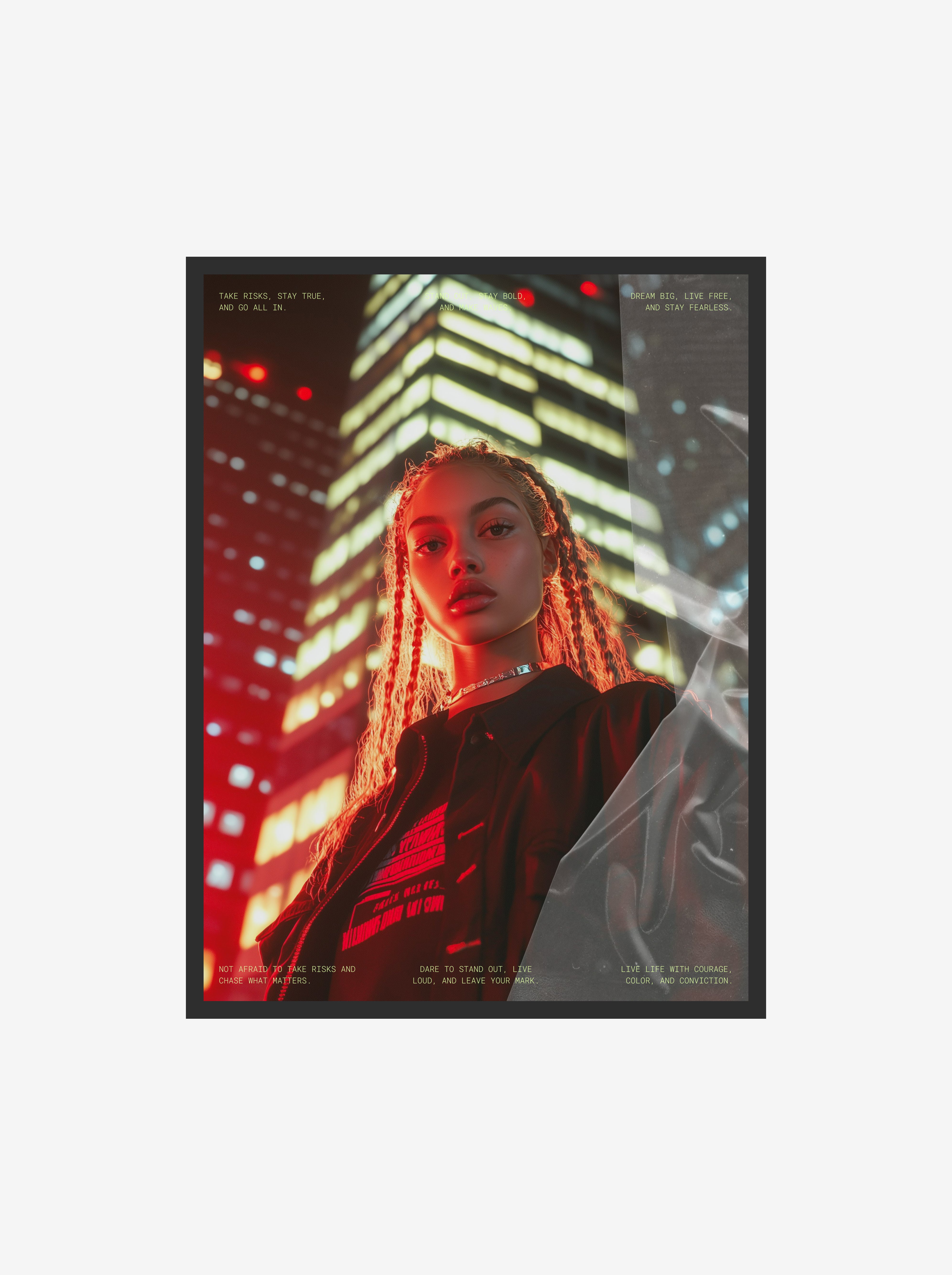 City Glow Poster